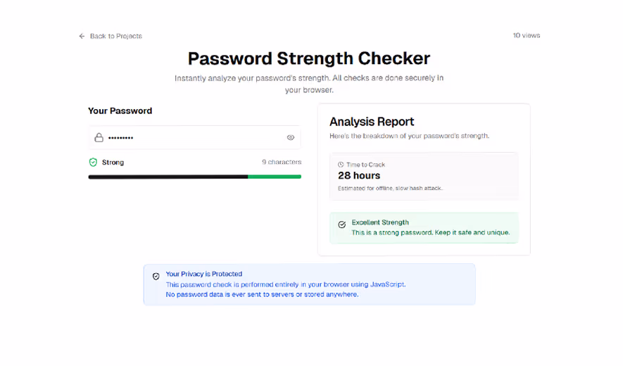 Password Strength Checker